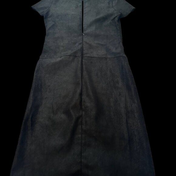 Juliette Longuet Black Suede Dress – Soft Luxe Texture, Timeless & Chic - Picture 3 of 4